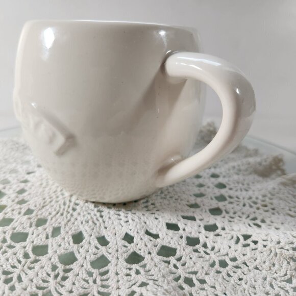 Bailey's Coffee Cup Irish Cream Round Embossed Mug White 14 oz - Picture 5 of 10